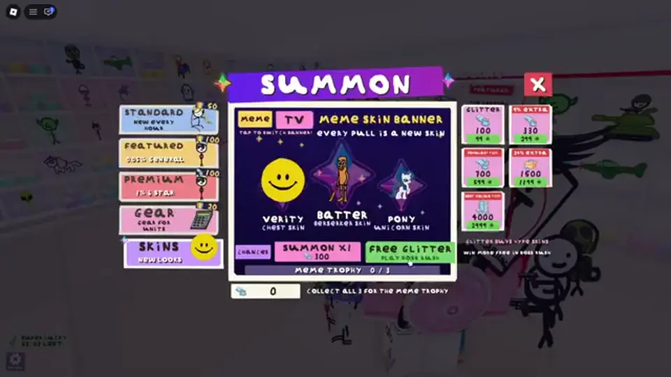 Doodle Tower Defense Boss Rush premium currency and shop talk